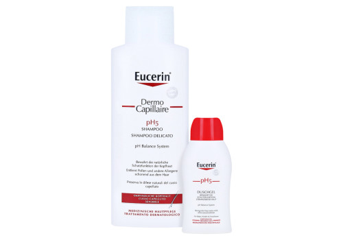 Eucerin DermoCapillaire pH5 Shampoo + gratis Eucerin pH5 Duschgel 50 ml – PZN 9508071 (PZN 9508071)