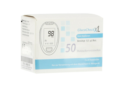 GLUCOCHECK XL Blutzuckerteststreifen – PZN 8882761 (PZN 8882761)