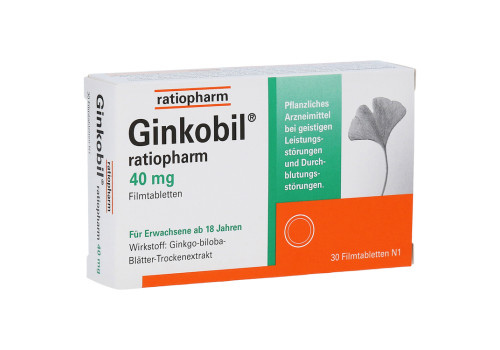 GINKOBIL ratiopharm 40mg – PZN 6680792 (PZN 6680792)