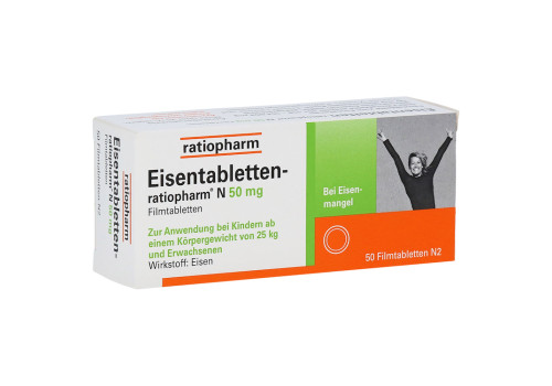 Eisentabletten-ratiopharm N 50mg – PZN 6957696 (PZN 6957696)