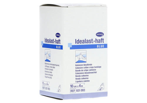 IDEALAST-haft color Binde 10 cmx4 m blau – PZN 10109407 (PZN 10109407)