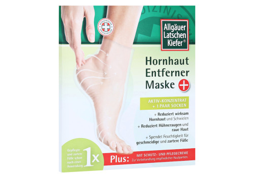 ALLGÄUER LATSCHENK. Hornhaut Entferner Maske plus – PZN 16140105 (PZN 16140105)