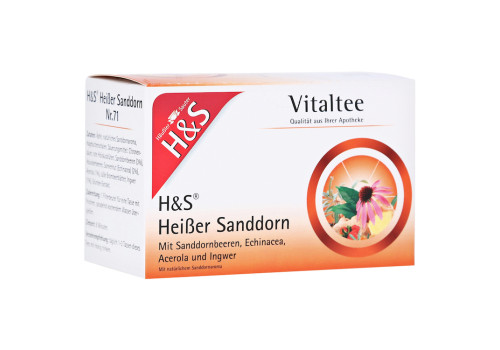 H&S Heißer Sanddorn Vitaltee Filterbeutel – PZN 11164064 (PZN 11164064)