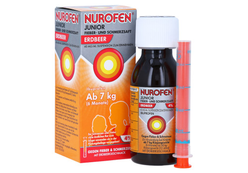 Nurofen Junior Fieber- & Schmerzsaft Erdbeer 40 mg/ml – PZN 7776471 (PZN 7776471)