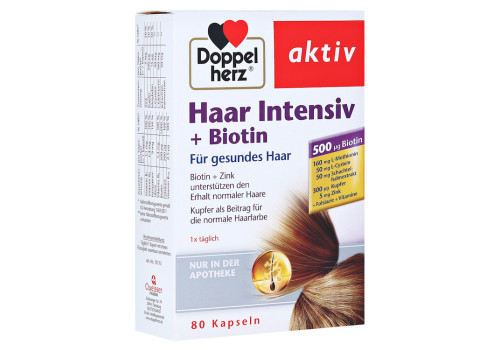 DOPPELHERZ Haar Intensiv+Biotin Kapseln – PZN 16170135 (PZN 16170135)