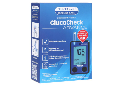 TESTAMED GlucoCheck Advance Star.-Kit mg/dl mmol/l – PZN 13331365 (PZN 13331365)