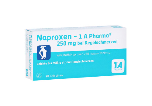 Naproxen-1A Pharma 250mg bei Regelschmerzen – PZN 9245016 (PZN 9245016)