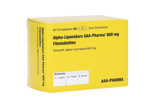 Alpha-Liponsäure AAA-Pharma 600mg – PZN 12415982 (PZN 12415982)