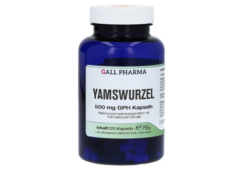 Yamswurzel 500 mg GPH Kapseln – PZN 3378302 (PZN 3378302)