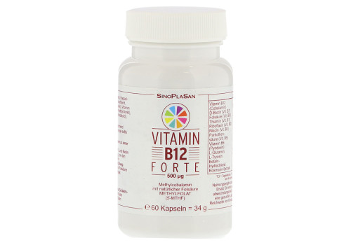 VITAMIN B12 FORTE 500 µg Methylcobalamin Kapseln – PZN 13426947 (PZN 13426947)