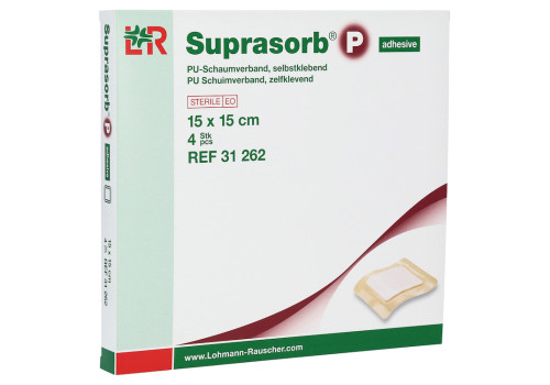 SUPRASORB P PU-Schaumv.selbstklebend 15x15 cm – PZN 9442076 (PZN 9442076)