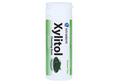 MIRADENT Xylitol Zahnpflegekaugummi grüner Tee – PZN 462806 (PZN 462806)