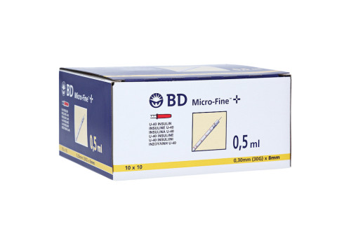 BD Micro-fine + Insulinspritze 0,5 ml U40 – PZN 7468060 (PZN 7468060)