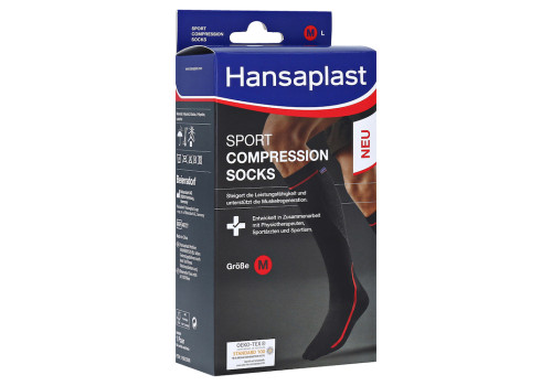 HANSAPLAST Sport Compression Socks Gr.M – PZN 15822908 (PZN 15822908)