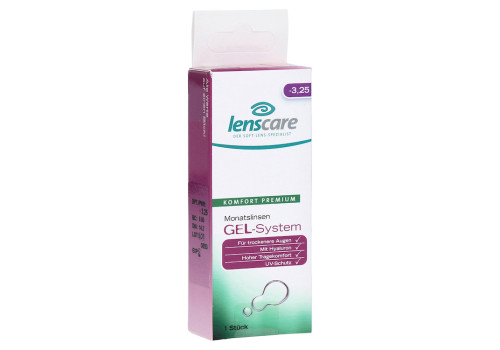 LENSCARE GEL-System Monatslinse -3,25 dpt – PZN 9442917 (PZN 9442917)