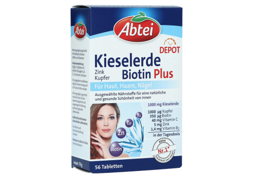 Abtei Kieselerde Plus Biotin Depot Tabletten – PZN 7724528 (PZN 7724528)