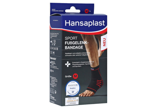 HANSAPLAST Sport Fußgelenk-Bandage Gr.M – PZN 15822972 (PZN 15822972)