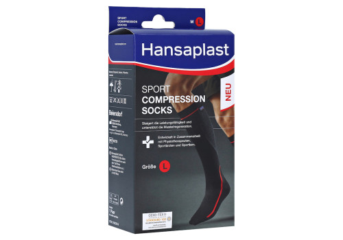 HANSAPLAST Sport Compression Socks Gr.L – PZN 15822914 (PZN 15822914)