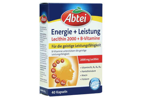 Abtei Energie + Leistung Lecithin 2.000 + B-Vitamine Kapseln – PZN 10101989 (PZN 10101989)