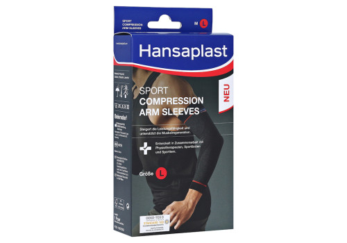 HANSAPLAST Sport Compression Arm-Sleeves Gr.L – PZN 15822883 (PZN 15822883)