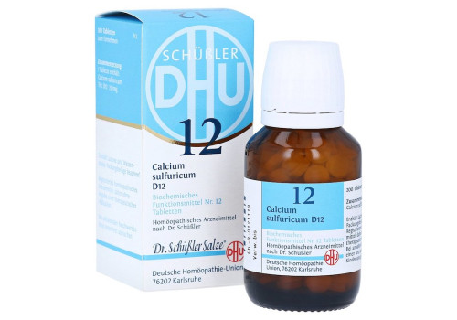 BIOCHEMIE DHU 12 Calcium sulfuricum D 12 Tabletten – PZN 2581076 (PZN 2581076)