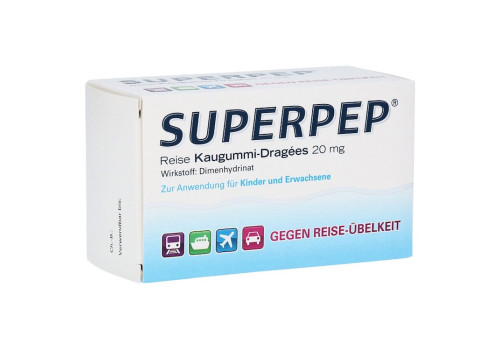 Superpep Reise Kaugummi-Dragees 20mg – PZN 7560067 (PZN 7560067)