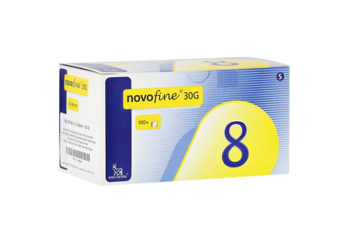 NOVOFINE 8 Kanülen 0,30x8 mm – PZN 7466641 (PZN 7466641)