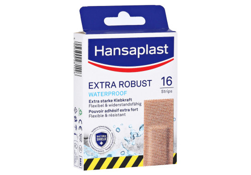 HANSAPLAST extra robust wasserdicht Pflasterstrips – PZN 16762462 (PZN 16762462)