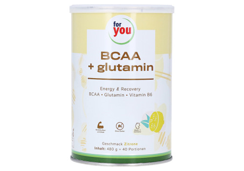 FOR YOU BCAA+glutamin Energy & Recovery Zitrone – PZN 15264265 (PZN 15264265)