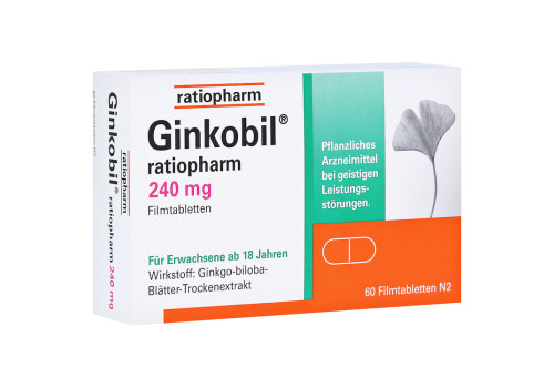 GINKOBIL ratiopharm 240mg – PZN 8863893 (PZN 8863893)