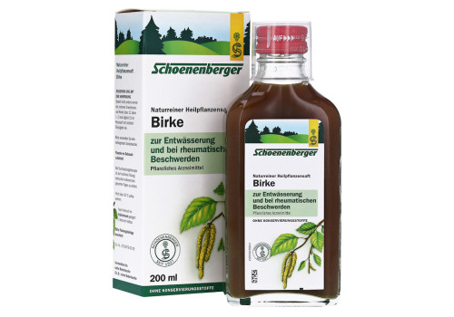 Birke naturreiner Heilpflanzensaft Schoenenberger – PZN 692073 (PZN 692073)