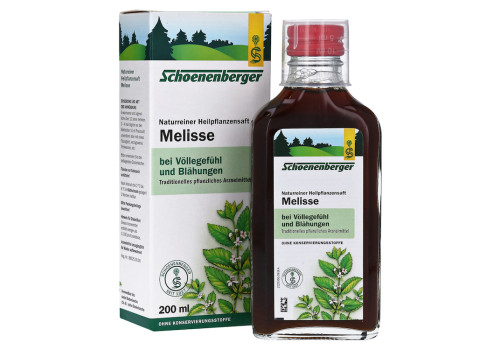 Melisse naturreiner Heilpflanzensaft Schoenenberger – PZN 692222 (PZN 692222)