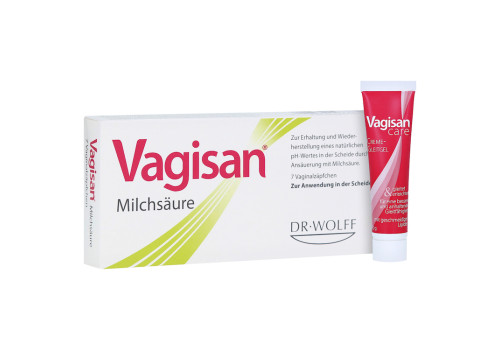 Vagisan Milchsäure Vaginalzäpfchen + gratis VagisanCare Creme-Gleitgel 10g – PZN 3435 (PZN 3435)