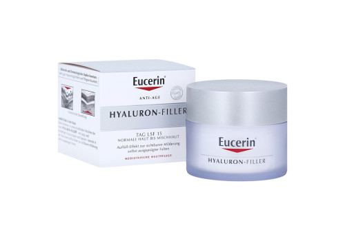 EUCERIN Anti-Age HYALURON-FILLER Tag norm./Mischh. + gratis Eucerin Hyaluron Spray 50ml – PZN 13167925 (PZN 13167925)