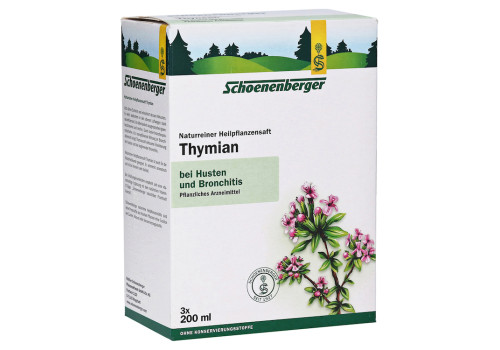 Thymian naturreiner Heilpflanzensaft Schoenenberger – PZN 700186 (PZN 700186)