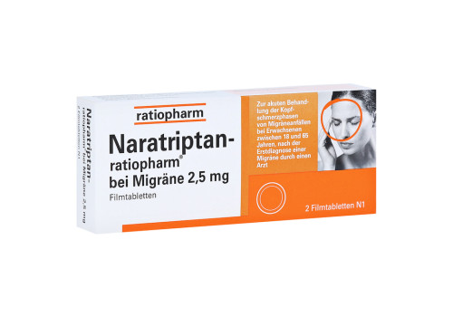 Naratriptan-ratiopharm bei Migräne 2,5mg – PZN 9321616 (PZN 9321616)