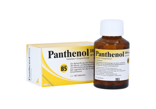 PANTHENOL 100 mg Jenapharm Tabletten – PZN 6150835 (PZN 6150835)