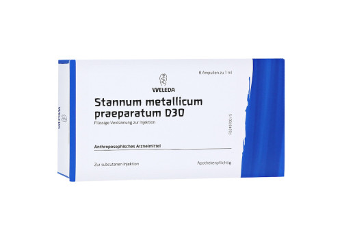 STANNUM METALLICUM praeparatum D 30 Ampullen – PZN 1626552 (PZN 1626552)