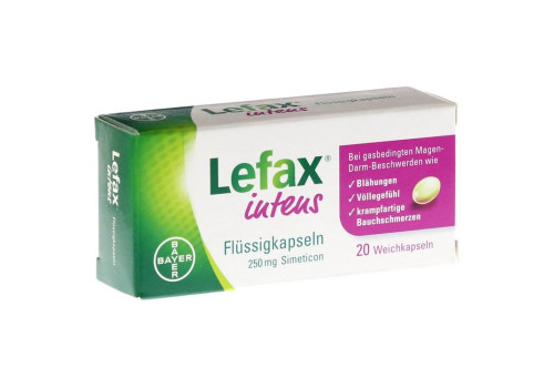 Lefax Intens Flüssigkapseln 250 mg Simeticon – PZN 10537847 (PZN 10537847)