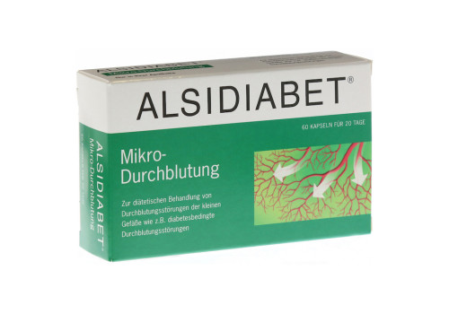 Alsidiabet Diabetiker Mikro Durchblutung Kapseln – PZN 3727671 (PZN 3727671)