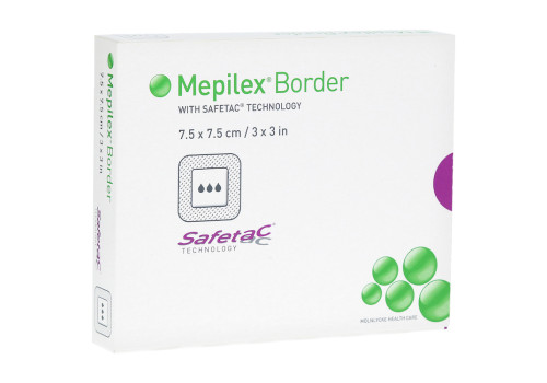 MEPILEX Border Schaumverband 7,5x7,5 cm – PZN 1607508 (PZN 1607508)