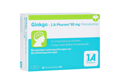 Ginkgo-1A Pharma 80mg – PZN 13856872 (PZN 13856872)