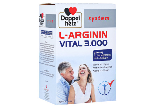 Doppelherz system L-arginin Vital 3.000 Kapseln – PZN 8767712 (PZN 8767712)