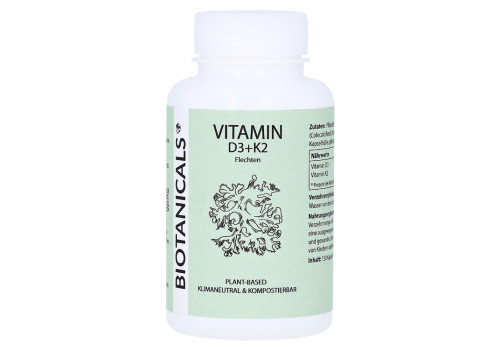 BIOTANICALS Vitamin D3+K2 Kapseln – PZN 16395408 (PZN 16395408)