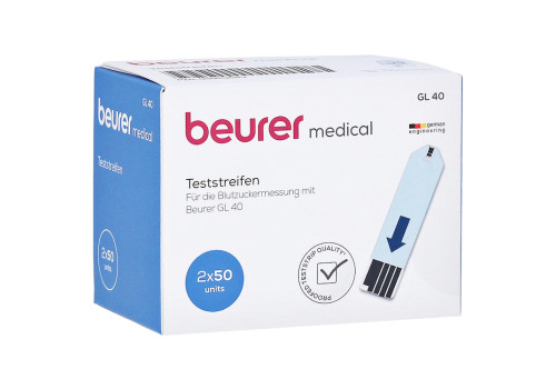 BEURER GL40 Blutzuckerteststreifen – PZN 9929683 (PZN 9929683)