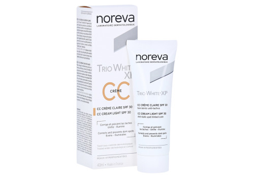 NOREVA Trio white XP getönte CC Creme hell LSF 30 – PZN 16698333 (PZN 16698333)