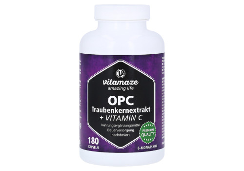 OPC TRAUBENKERNEXTRAKT hochdosiert+Vitamin C Kaps. – PZN 12580586 (PZN 12580586)