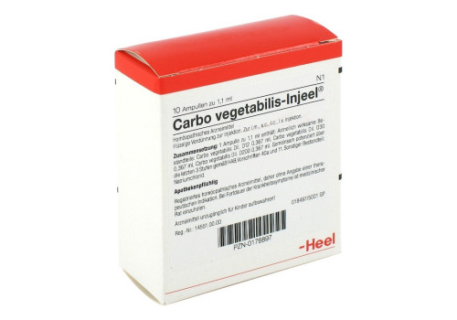 CARBO VEGETABILIS INJEEL Ampullen – PZN 176897 (PZN 176897)