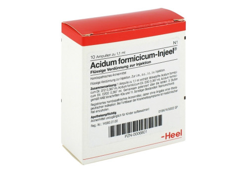 ACIDUM FORMICICUM INJEEL Ampullen – PZN 6801 (PZN 6801)