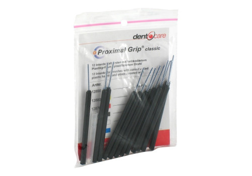 PROXIMAL Grip xx-fein schwarz Interdentalbürste – PZN 195386 (PZN 195386)